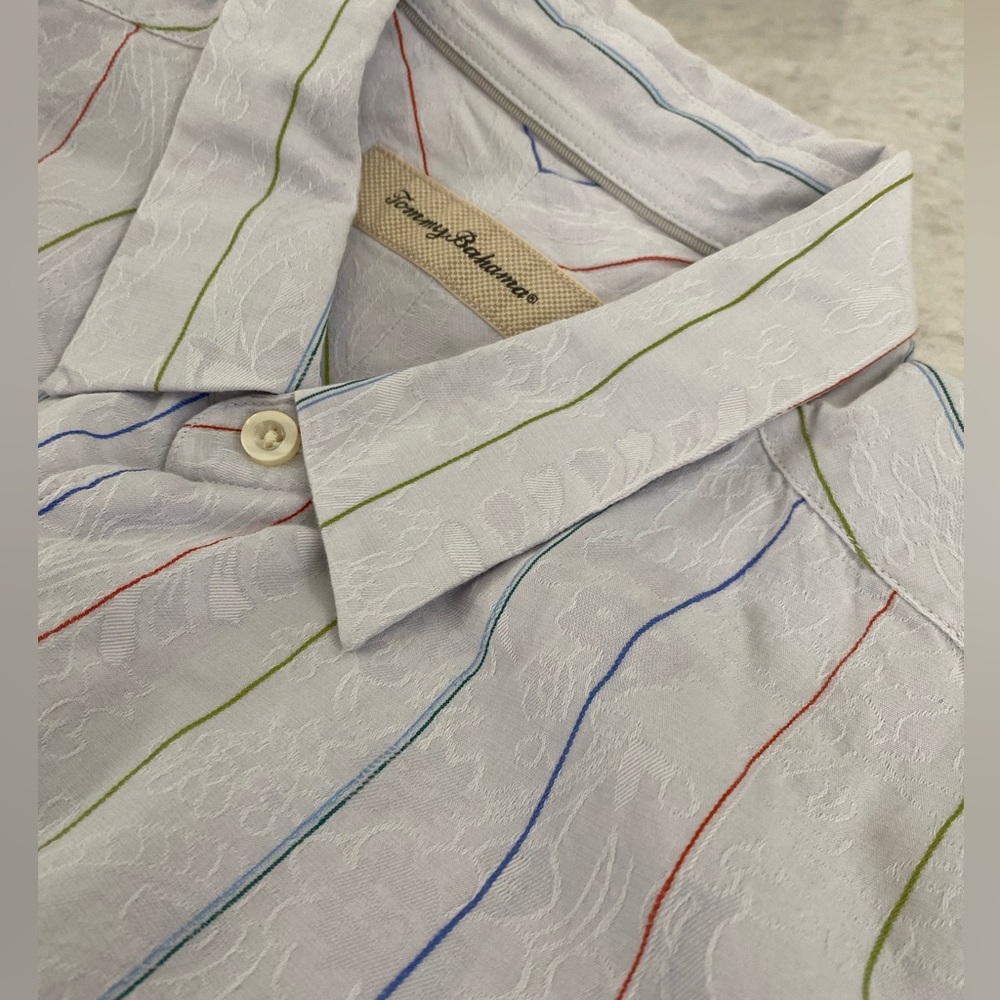 TOMMY BAHAMA men’s long sleeve casual dress shirt